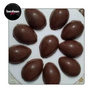 KIT 50 CASCAS DE OVO CHOC. FRACIONADO - 30g (equivalente a 10g de chocolate) - AO LEITE