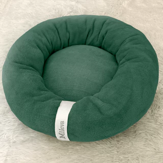 Cama Ninho Nuvem Soft Gato e Cachorro 50cm Mileva - Verde Musgo