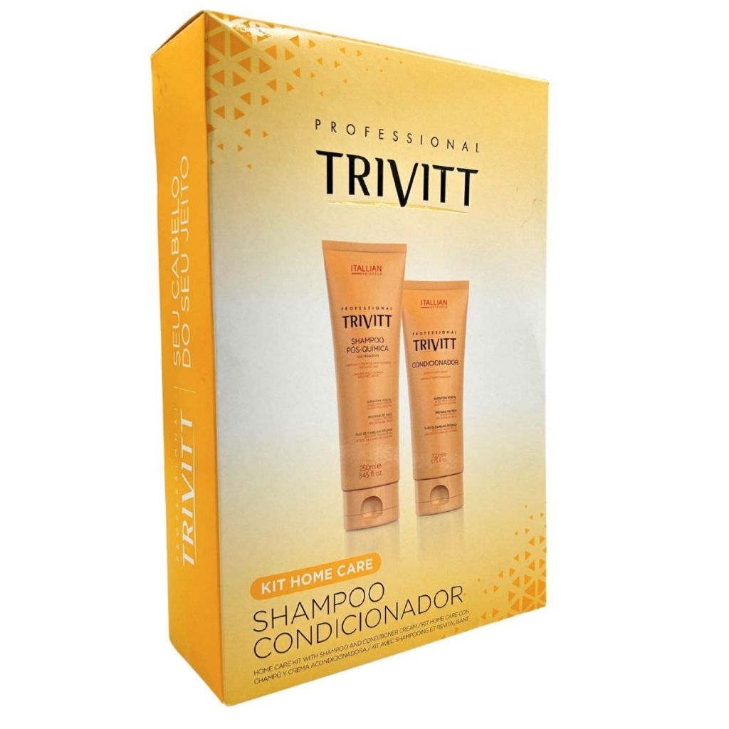 Kit Home Care Shampoo e Condicionador Trivitt | Shopee Brasil