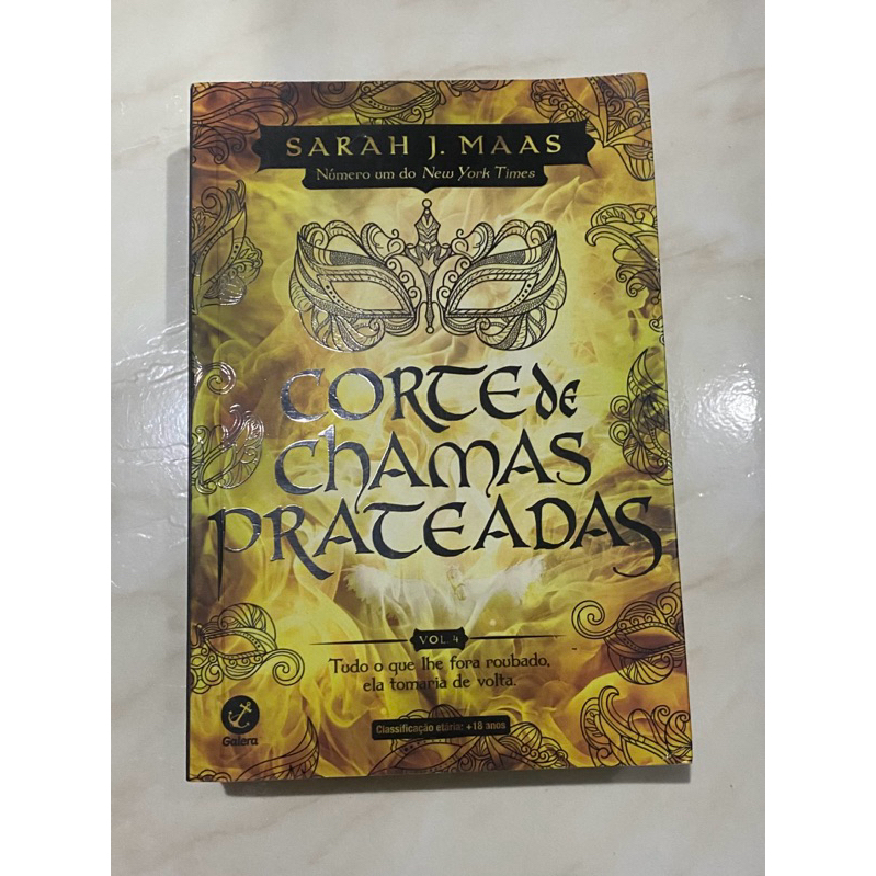 Corte de Chamas Prateadas - Sarah J. Maas com capítulos extras | Shopee ...