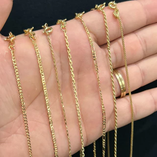 cordão corrente Feitas 100% De Moeda Antiga Identica Ao Ouro 18k Varios Modelos em Oferta na Shopee