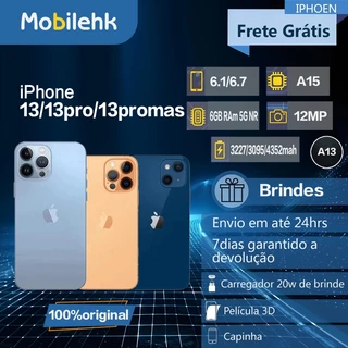 Celular IPhone  13/13 Pro/ 13 Pro Max 128gb E 256GB (VITRINE) em Oferta na Shopee