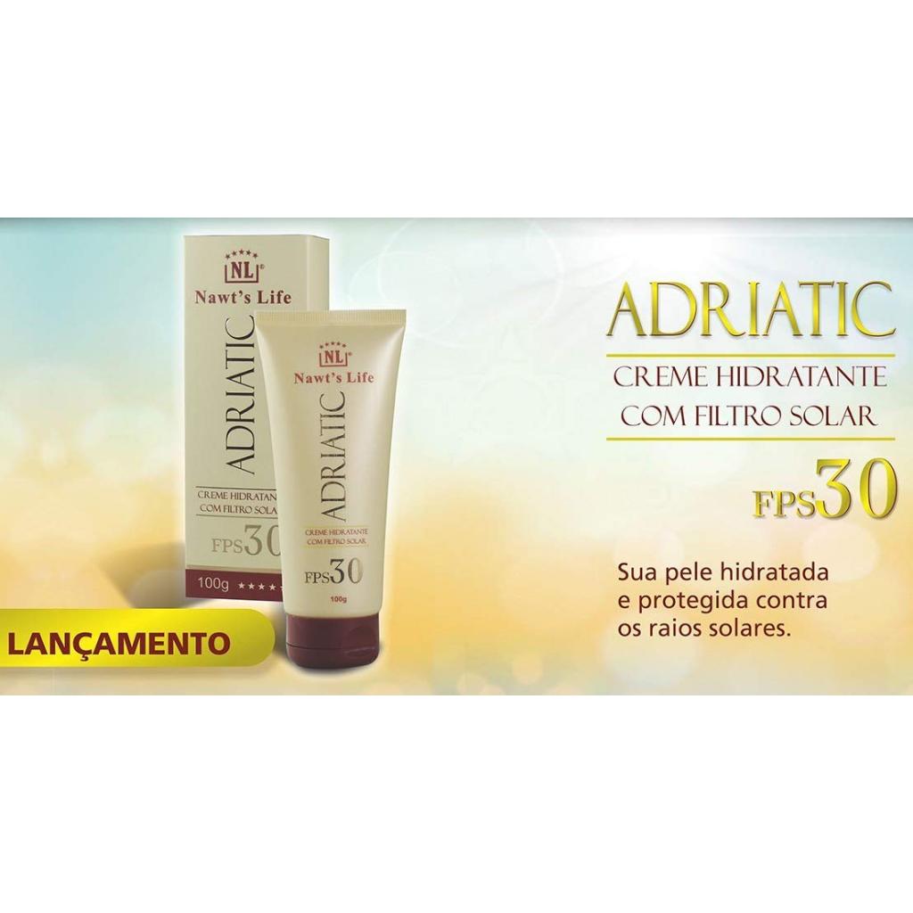 ADRIATIC CREME HIDRATANTE COM FILTRO SOLAR 30 ORIGINAL | Shopee Brasil