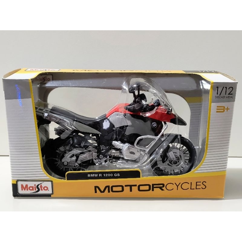 Miniatura Moto Bmw R 1200 Gs Escala 1/12 | Shopee Brasil