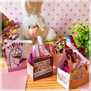 10/20/30 Caixinhas Porta bombom Páscoa-Lembrancinhas Páscoa-Caixinha para 1 bombom Páscoa em Oferta na Shopee