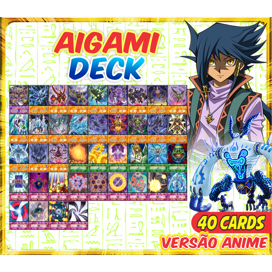 Aigami (40 Cards) Deck Anime | Shopee Brasil