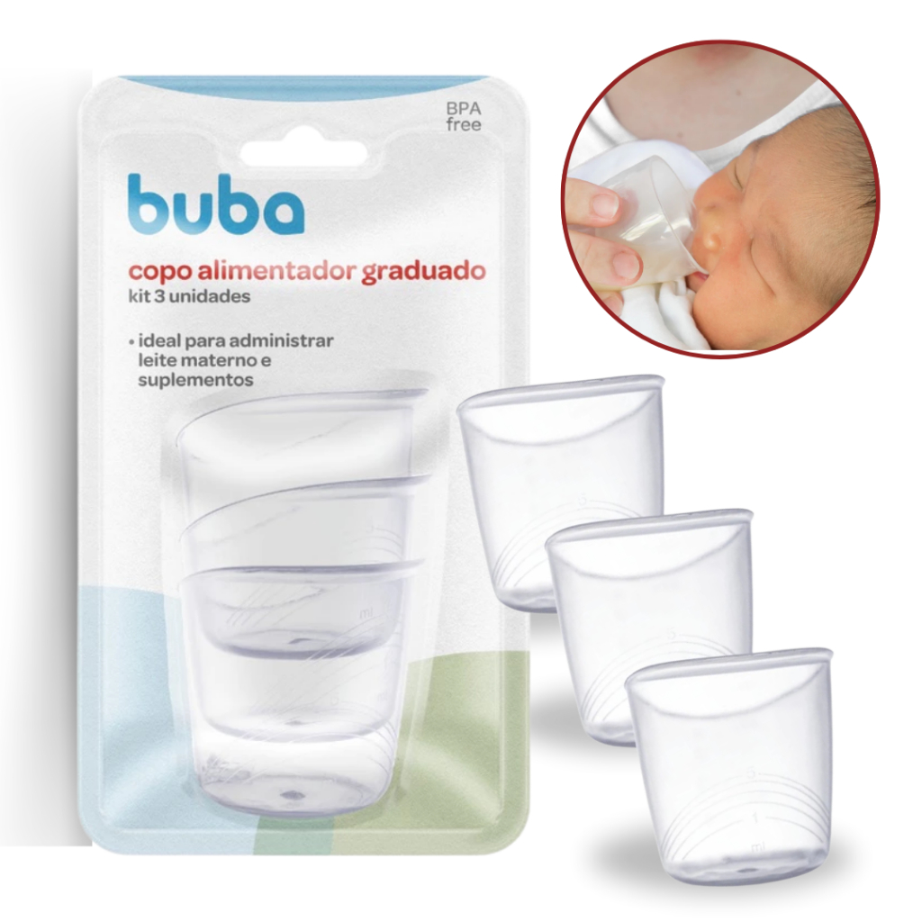 Copinho para bebê Buba 3 unidades, copo de transição para bebê e ...