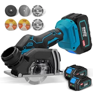 Serra Circular Portátil 20V com 2 Baterias Serra Mármore Serra tipo Makita