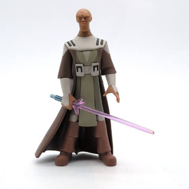 Mace Windu Star Wars Clone Wars figura Articulada Loose 10cm