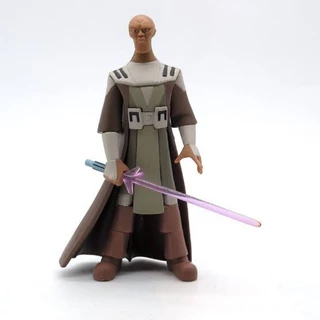 Mace Windu Star Wars Clone Wars figura Articulada Loose 10cm Animated