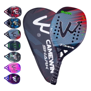 RAQUETE DE BEACH CARBONO 3K CAMEWIN PROFISSIONAL + CAPA em Oferta na Shopee