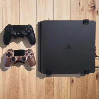 Kit Suportes De Parede Para Playstation 4 slim e para 2 Controles