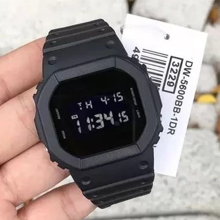 Relógio Masculino Digital Menor Preto Caixa Pequena Pulseira Silicone Multifuncional Esportivo