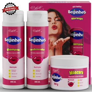 Kit Capilar Beijinhos de Morango (3 itens) BELKIT | Nutrição intensa em Oferta na Shopee