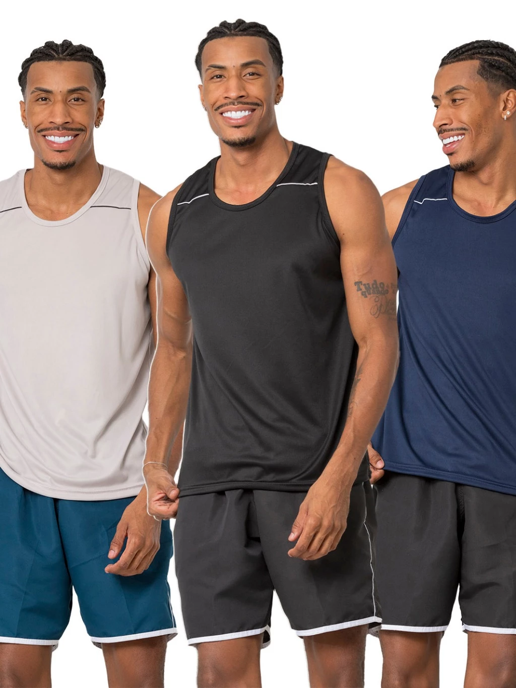 Kit 03 Regatas Masculina Dryfit