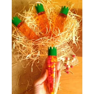 Tubete Cenoura Páscoa Decoração Lembrancinha Kit C/10 em Oferta na Shopee