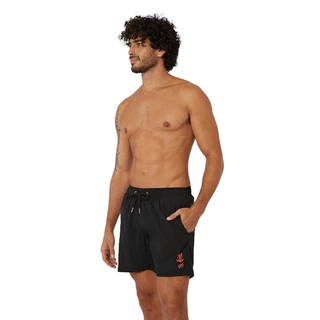 Short Flamengo Mar Preto BlueMan em Oferta na Shopee