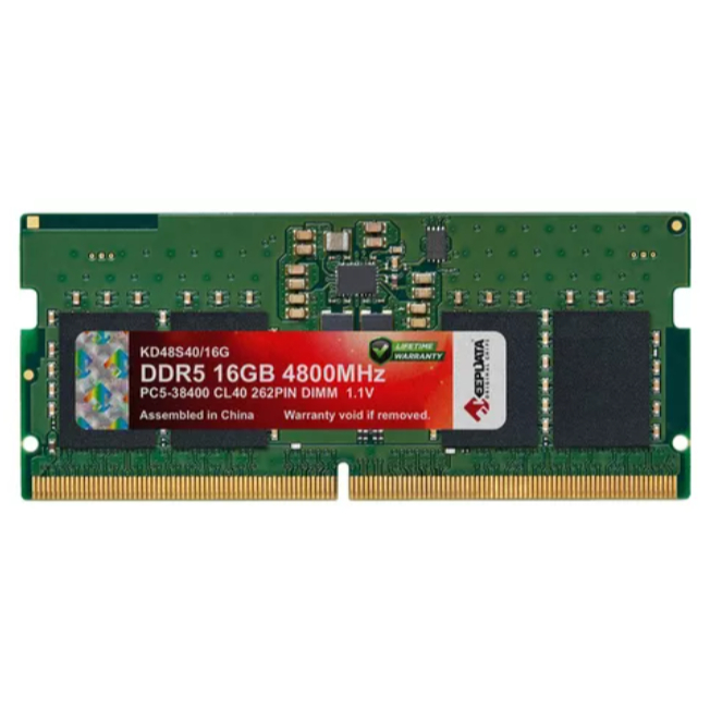 Memória RAM Para Notebook Ddr5 16gb 4800mhz - Kd48s40/16g | Shopee