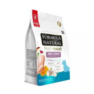 Ração Fórmula Natural Fresh Meat Cães Filhotes Porte Mini e Pequeno 7kg Adimax