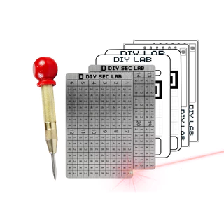 Plate Kit Placas Metal Gravado a Laser Segurança Bitcoin Proteção Carteira Criptomoedas