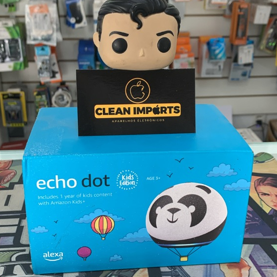 Amazon Echo Dot 4th Gen Kids com assistente virtual Alexa - panda 127 ...