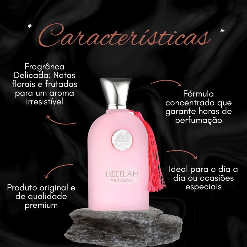 Perfume Árabe Feminino Maison Alhambra Delilah 100ml Original