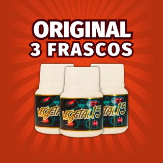 Vegetal 15 ORIGINAL - Kit 3 Frascos