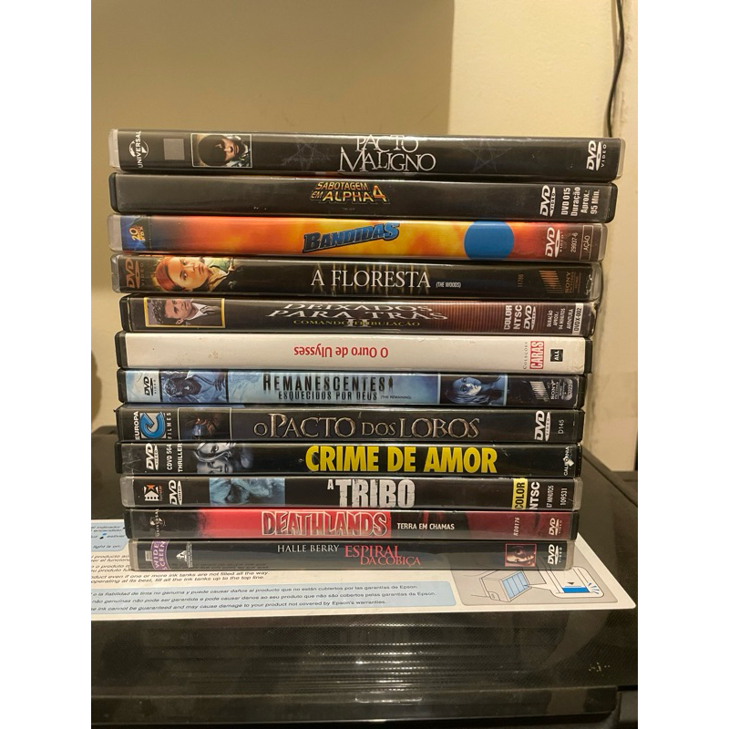 lote 12 DVDs | Shopee Brasil