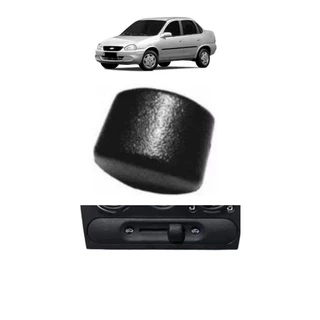 Botão Deslizante Painel Corsa Wind Sedan Classic Circulação Ar
