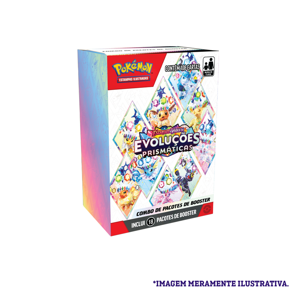Combo Booster Evoluções Prismáticas EV8.5 - Pokémon TCG