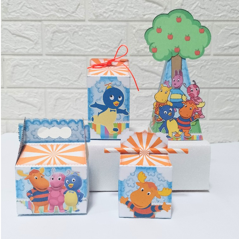 KIT PERSONALIZADO BACKYARDIGANS/LEMBRANCINHA PARA FESTA/KIT CAIXAS ...