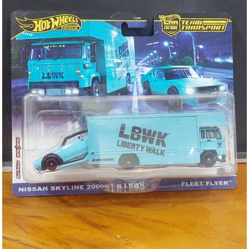 Hot Wheels Premium - Team Transport LBWK Liberty Walk Nissan Skyline ...