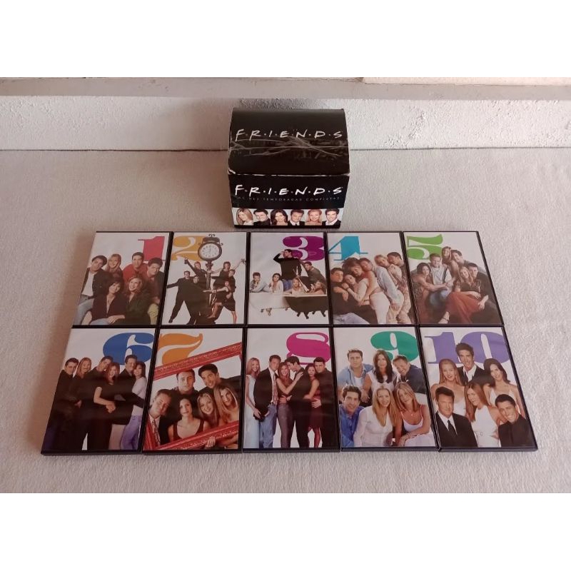Box Dvd Friends - A Coleção Completa / 10 Temporadas Sem Uso