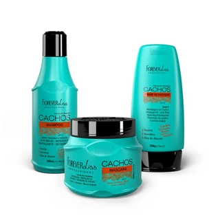 Kit Cachos Com Shampoo, Máscara e Creme De Pentear Forever Liss em Oferta na Shopee