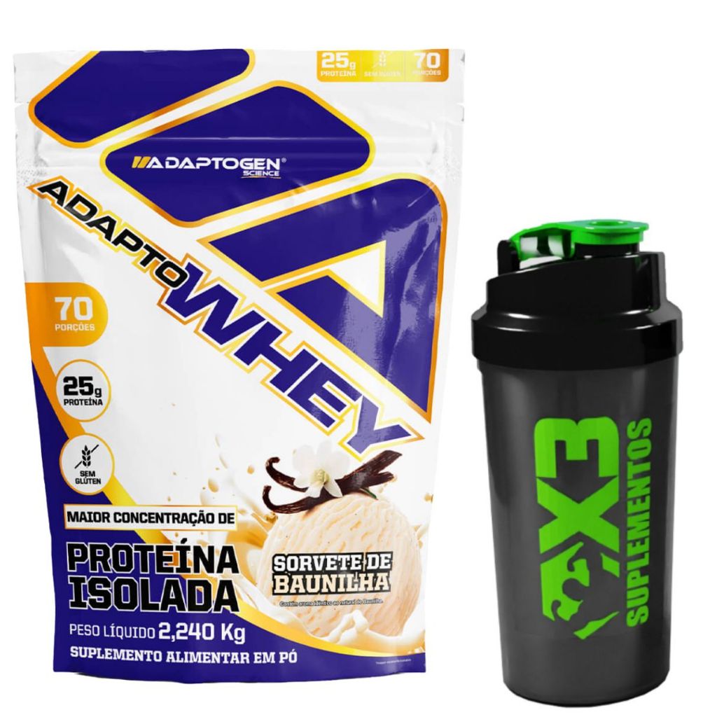 Adapto Whey 3W 2.240g Refil Diversos (Sabores) – Adaptogen ...