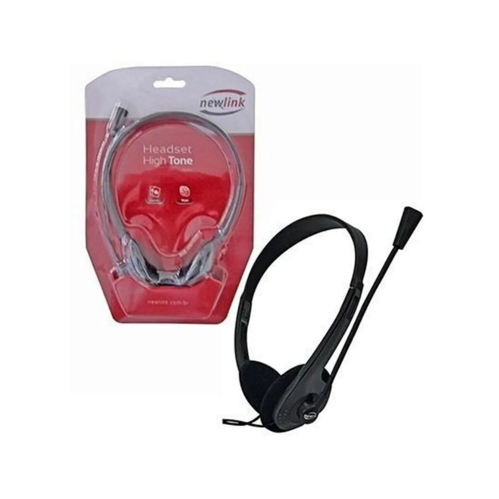 Headset Fone de Ouvido com Microfone Newlink HIGH TONE HS302 Call ...