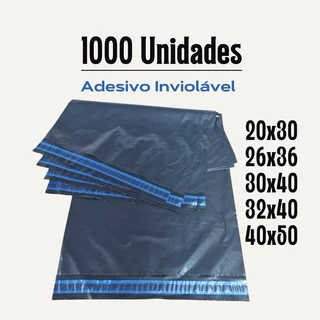 Envelopes De Segurança Kit 1000 Embalagem Tipo Correio Saco Inviolável 20x30 26x36 30x40 32x40 40x50