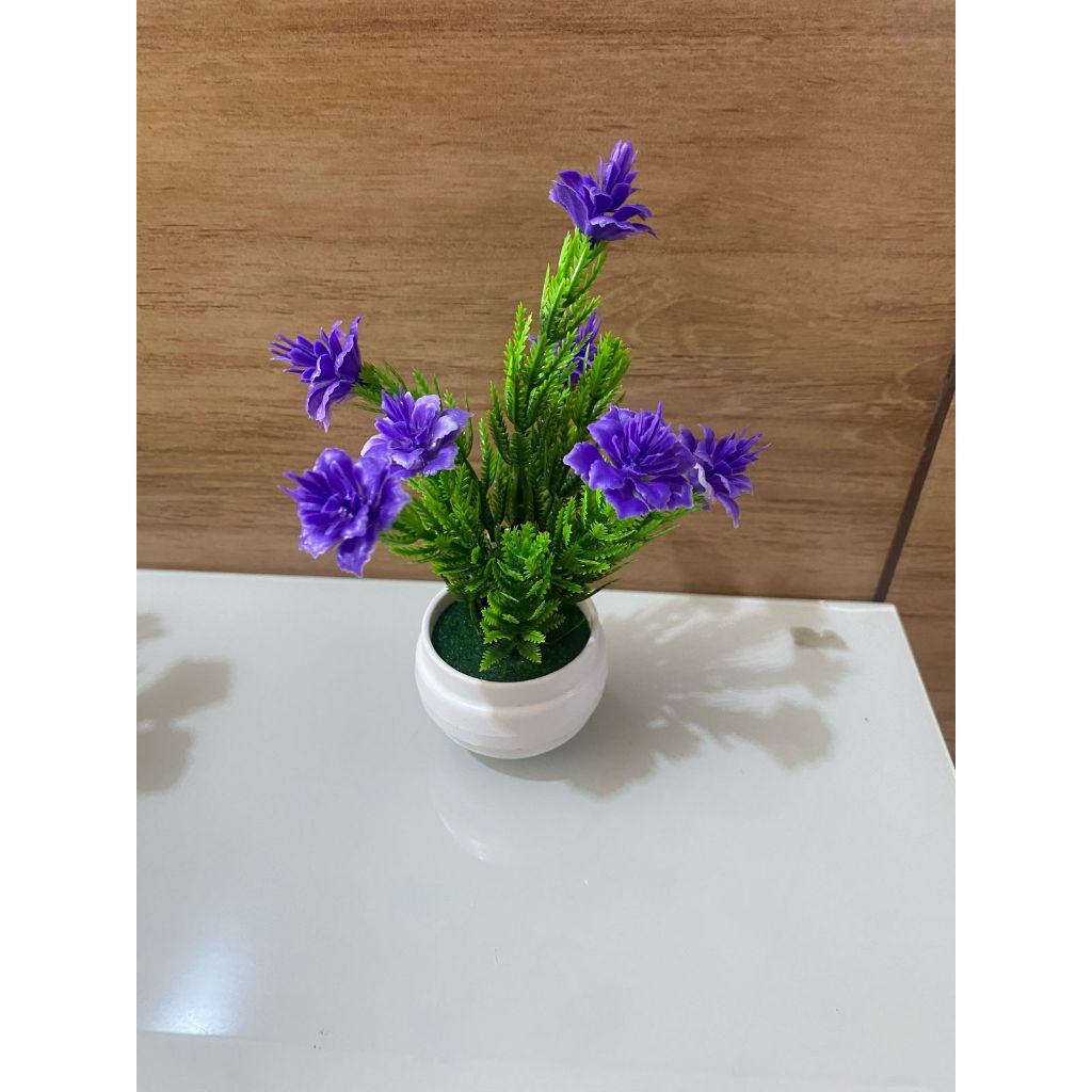 MINI ARRANJO DE FLOR ARTIFICIAL 15 CM | Shopee Brasil