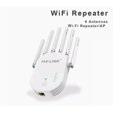 Repetidor Wifi 1200m 6 Antenas 3 in 1 functios 2.4g Roteador Amplificador De Sinal e Modem 300MBPS