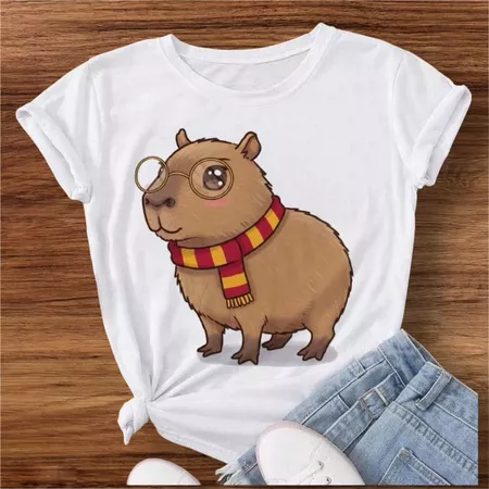 Camisetas femininas engraçadas capivaras