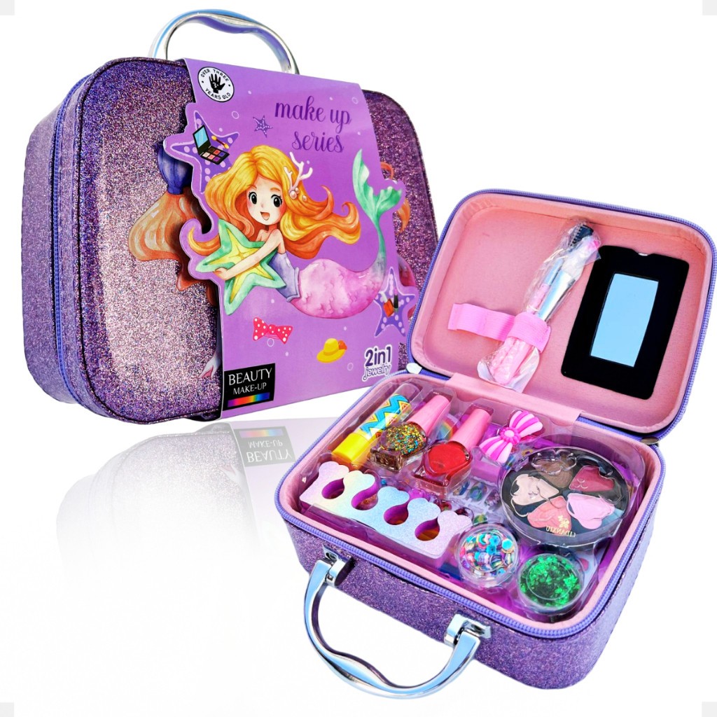 Maleta Maquiagem Infantil Kit Maquiagem Infantil Completa Menina ...