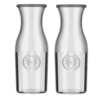 Jarra Decanter Americano Vintage vidro Nadir c/ Tampa Plástica 1,2 litros