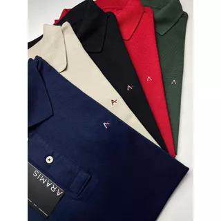 Camisa Polo Premum Algodão Lançamento com Elastano Fit Deluxe Ara