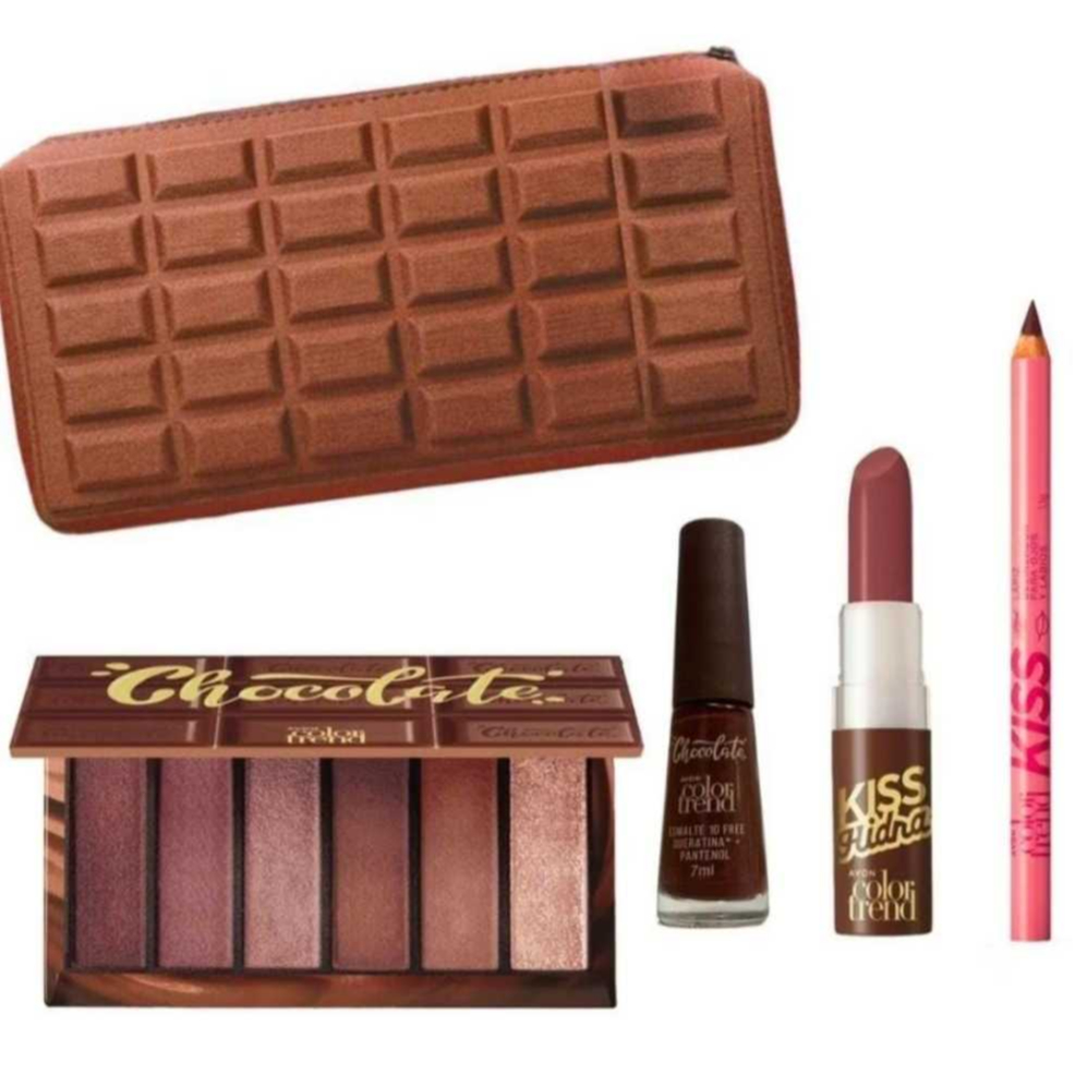 KIT AVON COLOR TREND COLEÇÃO CHOCOLATE | Shopee Brasil