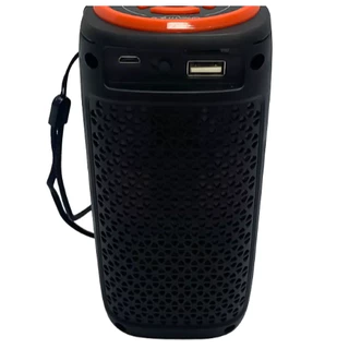 Caixa De Som Portátil Bluetooth Buytiti De Forma Cilíndrica Con Luz RGB RL-1682