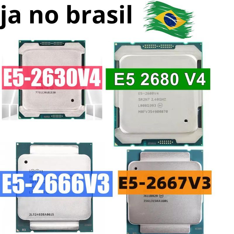 Processador Xeon E5 2680v4 E5 2666v3 E5 2667v3 E5 2630v4 Upgrade Pc Gamer