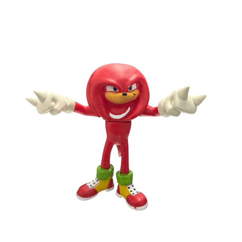 Boneco Sonic Vermelho Knuckles 16cm Clássico Mini Action Figure ...
