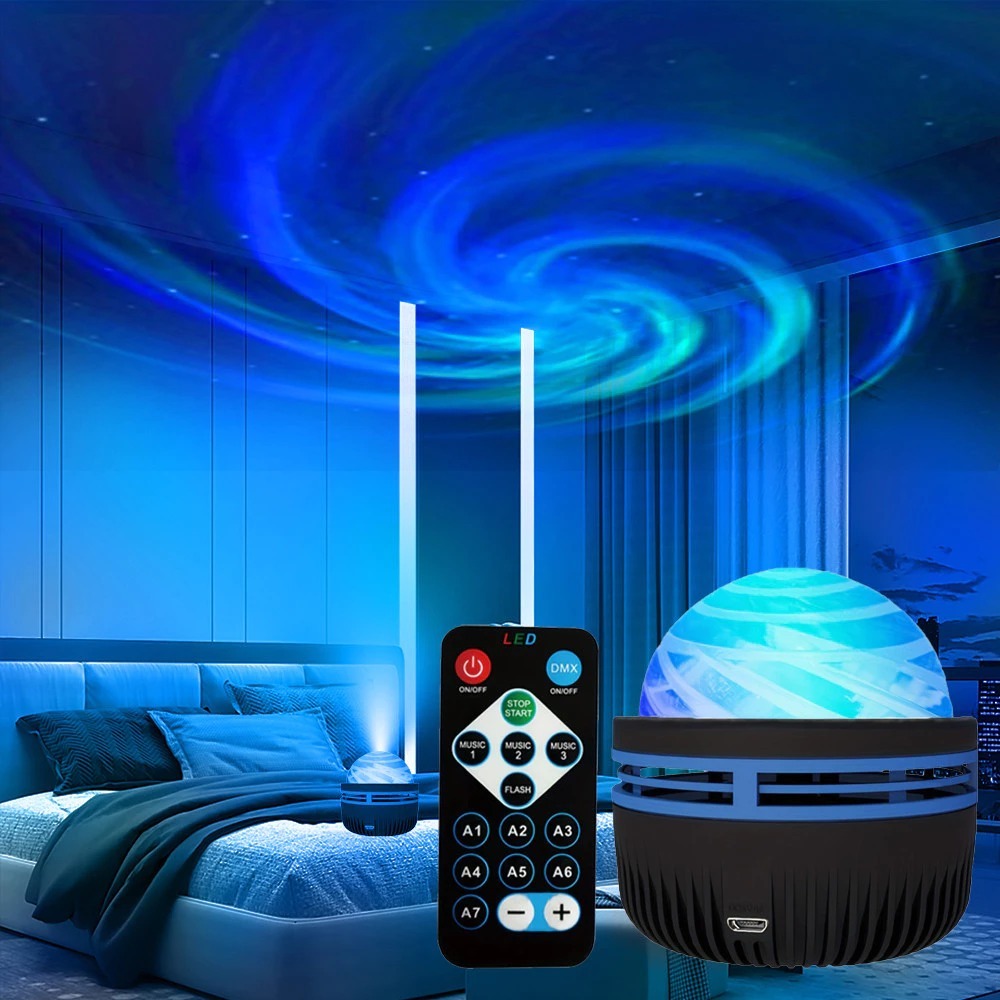 Aurora Galaxy Projetor Northern Lights World 14 Cores calmantes