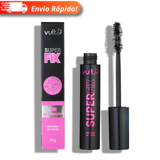 Máscara De Cílios Super Fix Preto 10g Vult - Cílios Alongados Volumosos e Definidos