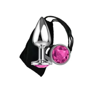 Plug Anal em Aço com Joia Tamanho P em Oferta na Shopee